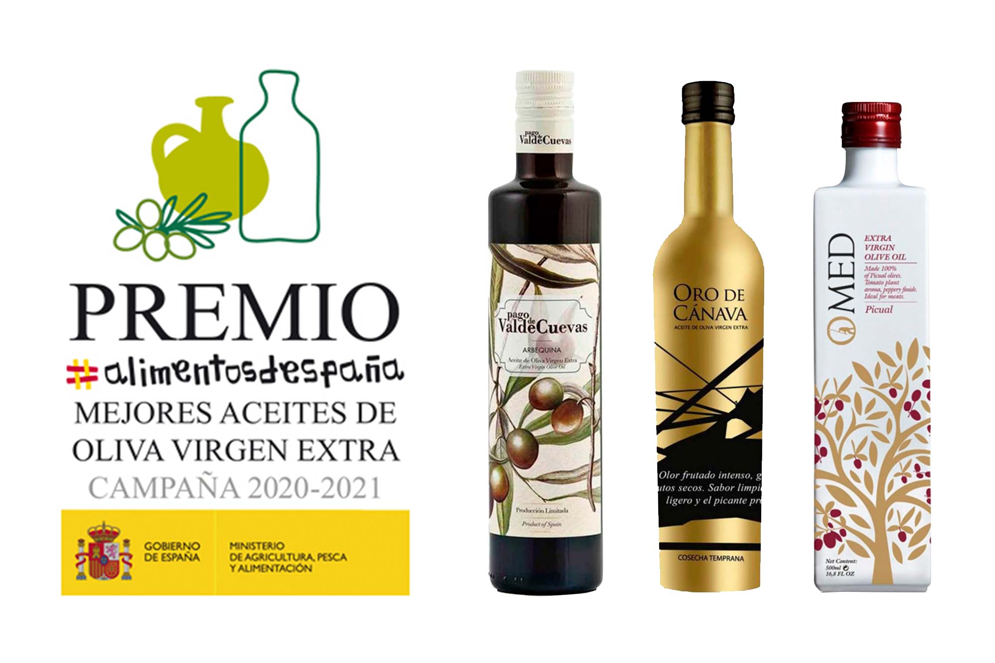 Les trois meilleures huiles d'olive extra vierge d'Espagne | Fermetures de torrents